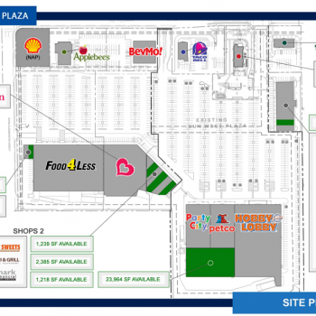 Plan of mall Sunwest Plaza