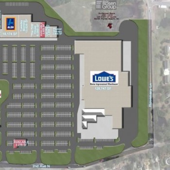 Plan of mall Surfwood Plaza