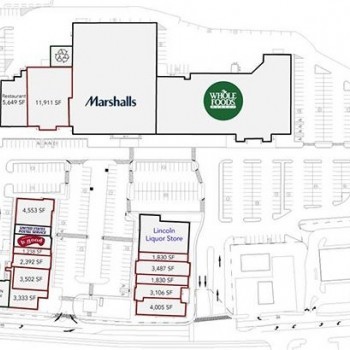 Plan of mall Swansea Marketplace