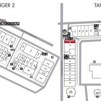 Plan of mall Tanger Outlet Center - Hilton Head