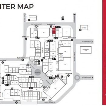 Plan of mall Tanger Outlets Deer Park