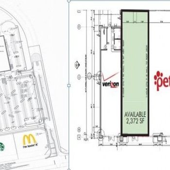 Plan of mall Tanglewood Village