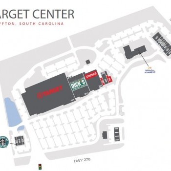 Plan of mall Target Center