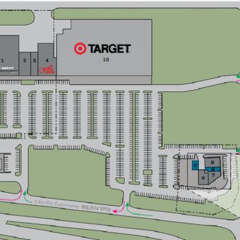 Plan of mall Target South Center