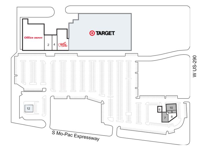 Guitar Center in Target South Center store location, hours (Austin