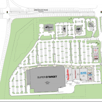 Plan of mall Tarpon Bay Plaza