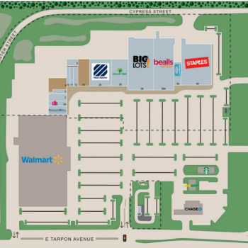 Plan of mall Tarpon Square