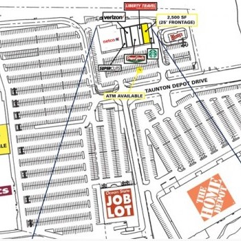 Plan of mall Taunton Depot