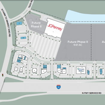 Plan of mall Teas Crossing