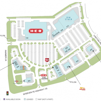 Plan of mall Tech Ridge Center