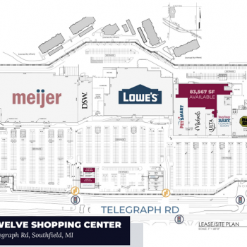 Plan of mall Tel-Twelve
