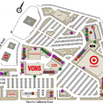 Plan of mall Temecula Town Center