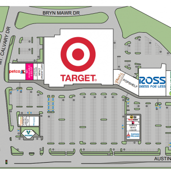 Plan of mall Terrell Plaza