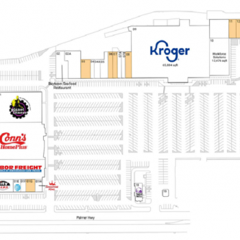 Plan of mall Texas City Bay