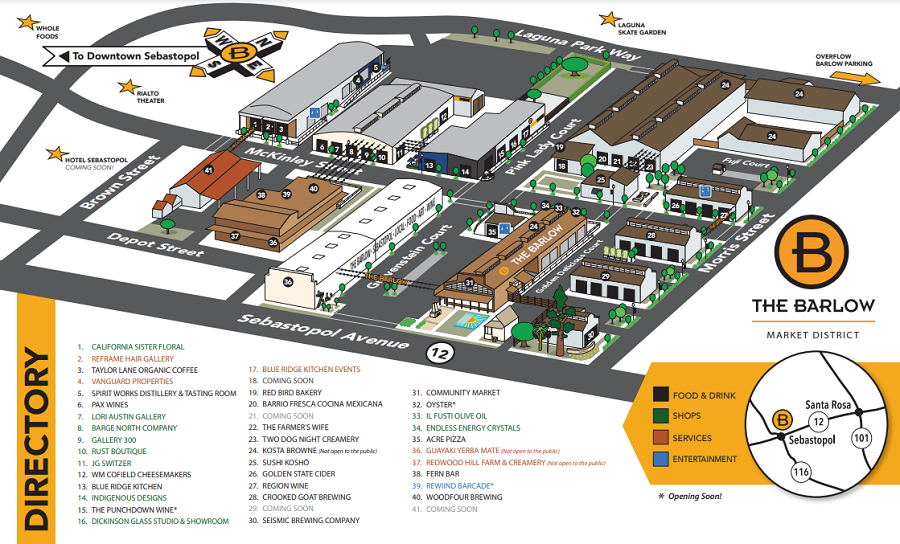 PAX WINES in The Barlow store location, hours (Sebastopol, California