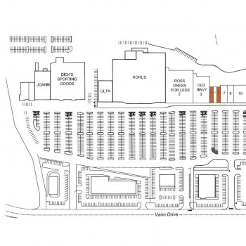 Plan of mall The Columns