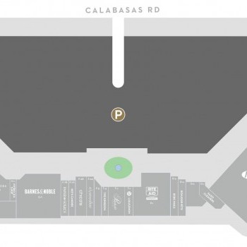 Plan of mall The Commons at Calabasas