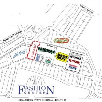 Plan of mall The Fashion Center