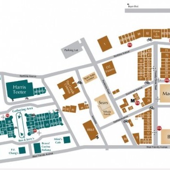 Plan of mall The Friendly Center