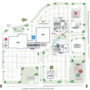 Plan of mall The Grove