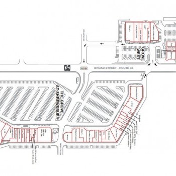 Plan of mall The Grove At Shrewsbury