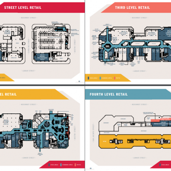 Plan of mall The Highlight At Houston Center