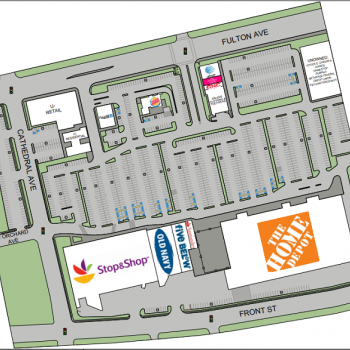 Plan of mall The Hub Shopping Center