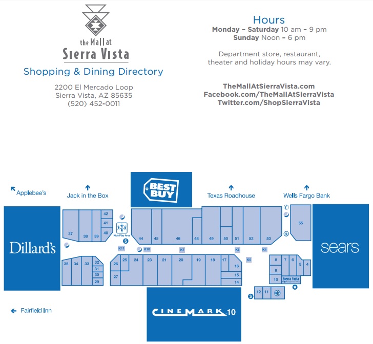 Sears Sierra Vista Mall Store Hours