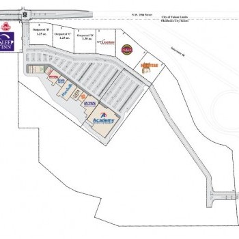 Plan of mall The Market at Czech Hall