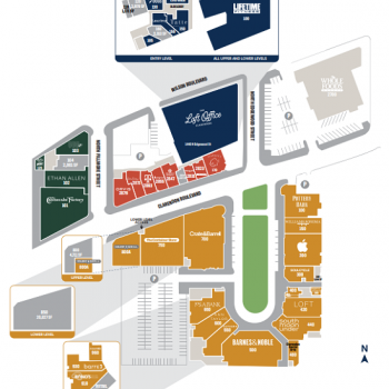Plan of mall The Crossing Clarendon