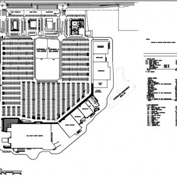 Plan of mall The Marketplace at Four Corners