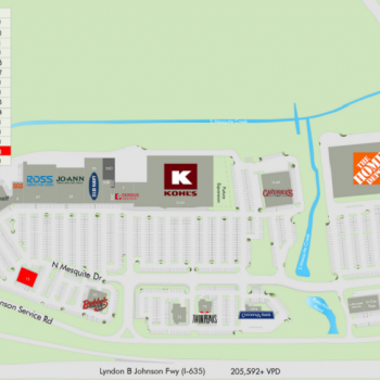 Plan of mall The Marketplace At Towne Centre