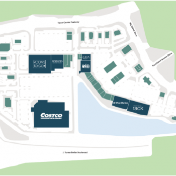 Plan of mall The Markets at Town Center