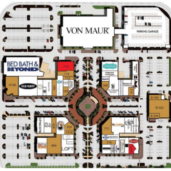 Plan of mall The Meadows at Lake Saint Louis