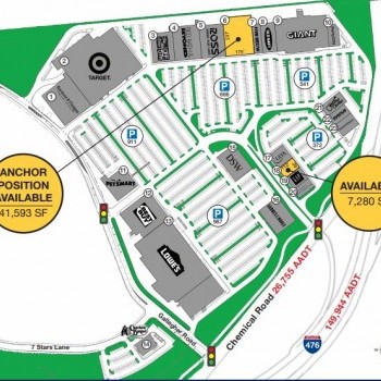 Plan of mall The Metroplex