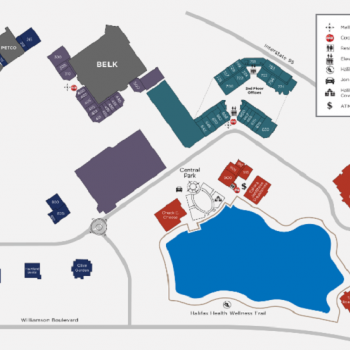 Plan of mall The Pavilion at Port Orange