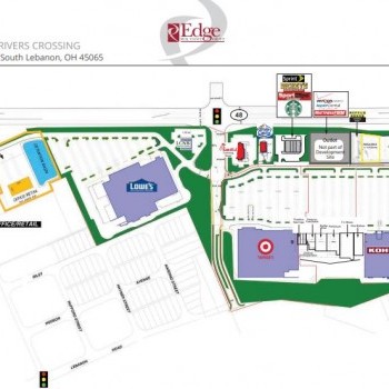 Plan of mall The Pavilion at Rivers Crossing