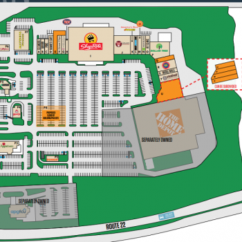Plan of mall The Plaza at Beards Hill