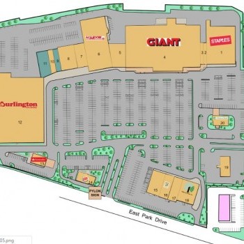 Plan of mall The Point Shopping Center