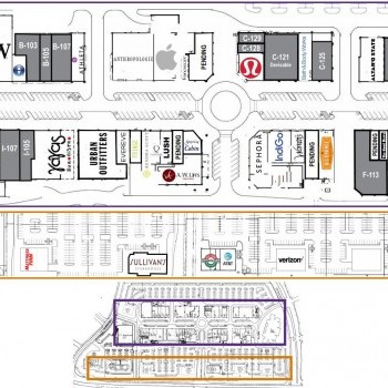 Plan of mall The Promenade At Chenal