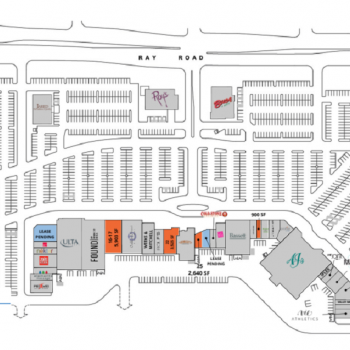 Plan of mall The Shoppes at Casa Paloma