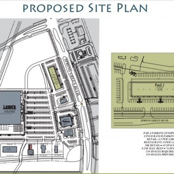 Plan of mall The Shoppes at Cinco Ranch
