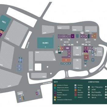 Plan of mall The Shoppes at EastChase