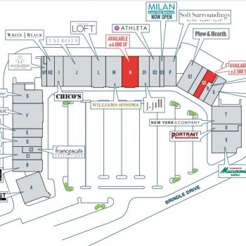Plan of mall The Shoppes at Susquehanna Marketplace
