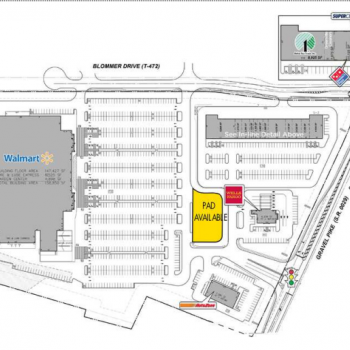Plan of mall The Shoppes at Upper Hanover