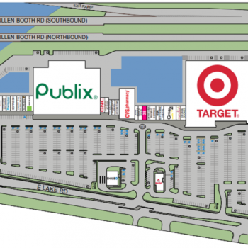 Plan of mall The Shoppes of Boot Ranch