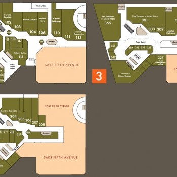 Plan of mall The Shops at Canal Place