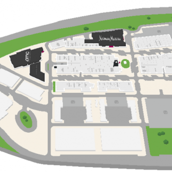 Plan of mall The Shops At Clearfork
