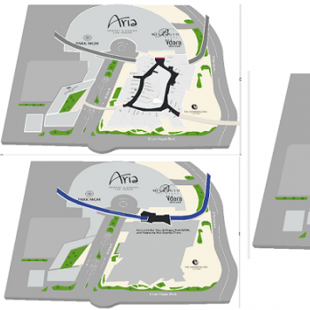 Plan of mall The Shops at Crystals