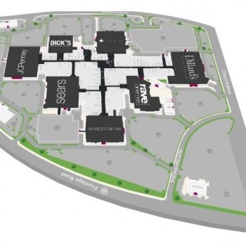 Plan of mall The Shops at North East Mall